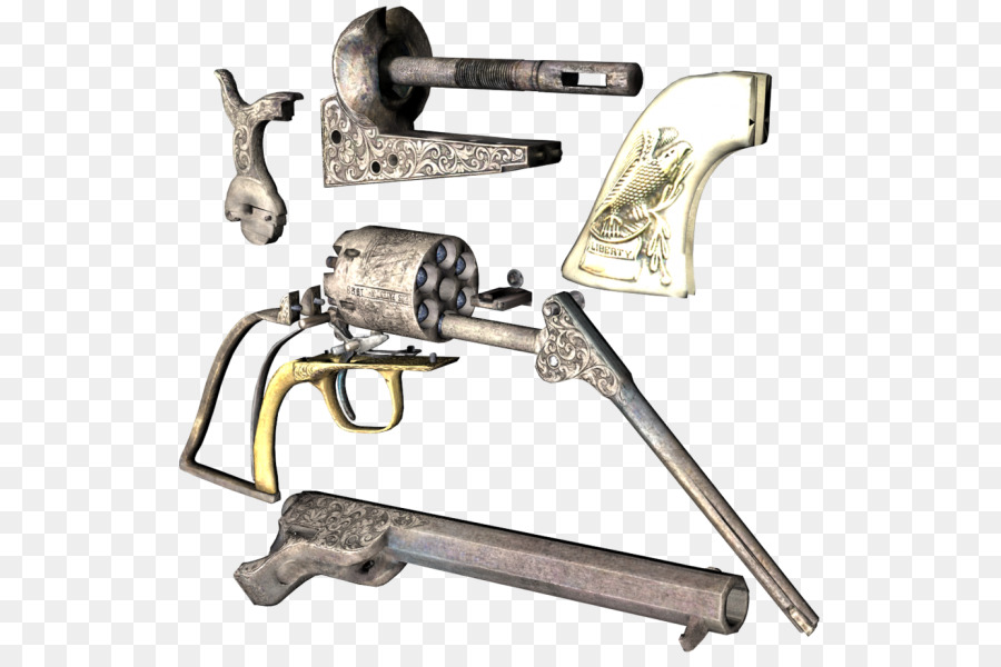 Silah，Colt 1851 Navy Revolver PNG