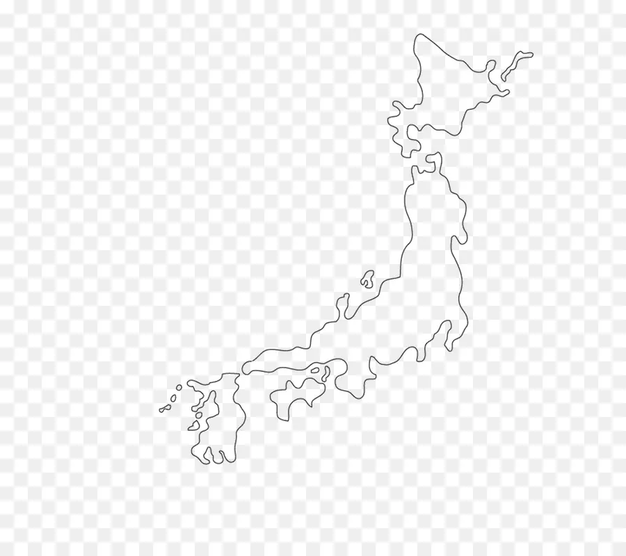 Japonya，Boş Harita PNG