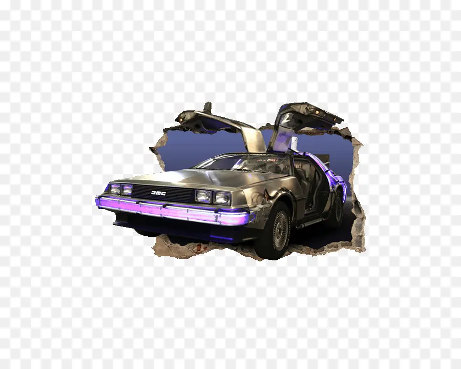 Delorean'ın Arabası，Zaman Yolculuğu PNG