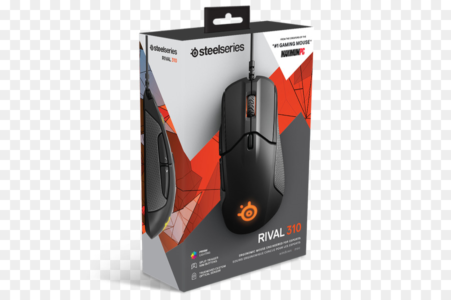 Bilgisayar Fare，Steelseries 310 Ergonomik Oyun Mouse Rakip PNG