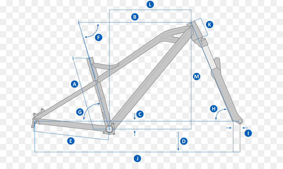 Bisiklet Çerçevesi，Geometri PNG