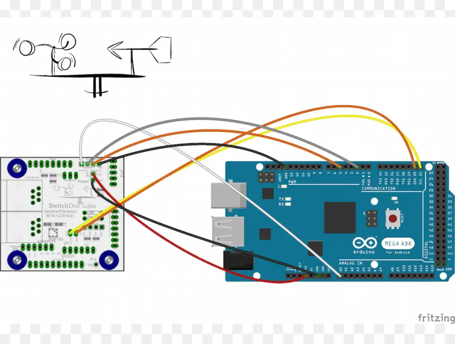 Arduino Projesi，Devre PNG