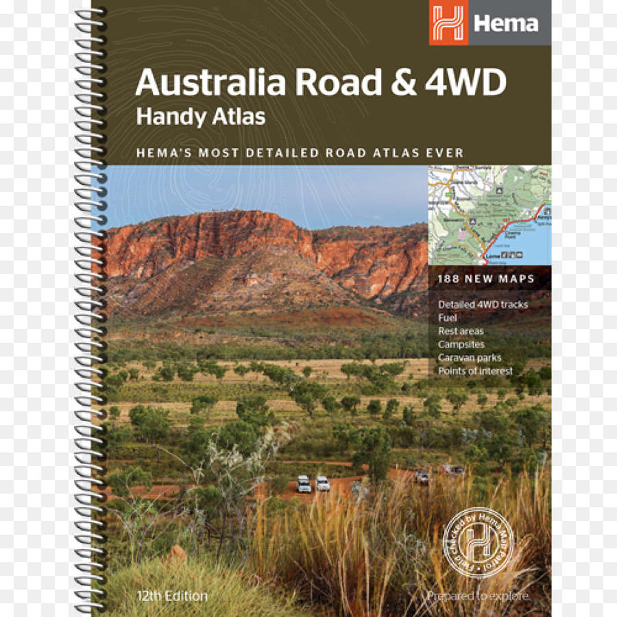 Avustralya Yol 4 çekerli Kolay Okunur Atlas，Avustralya PNG