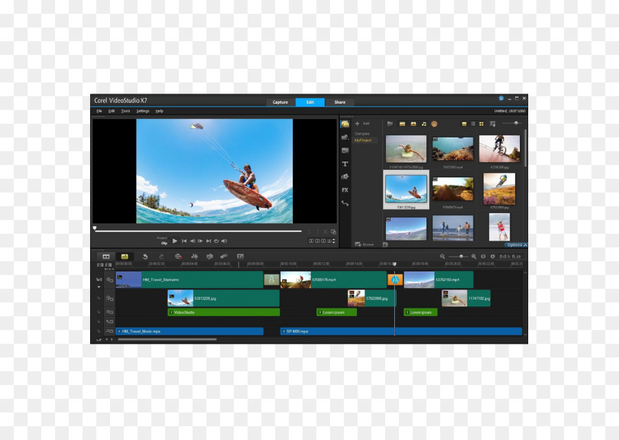 Corel，Video Düzenleme Yazılımı PNG