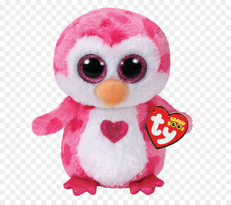 Pembe Penguen Peluş，Doldurulmuş Hayvan PNG