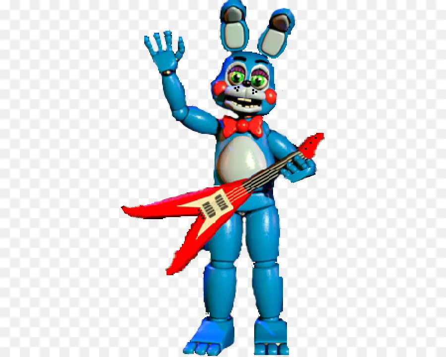 Mavi Animatronik Tavşan，Gitar PNG