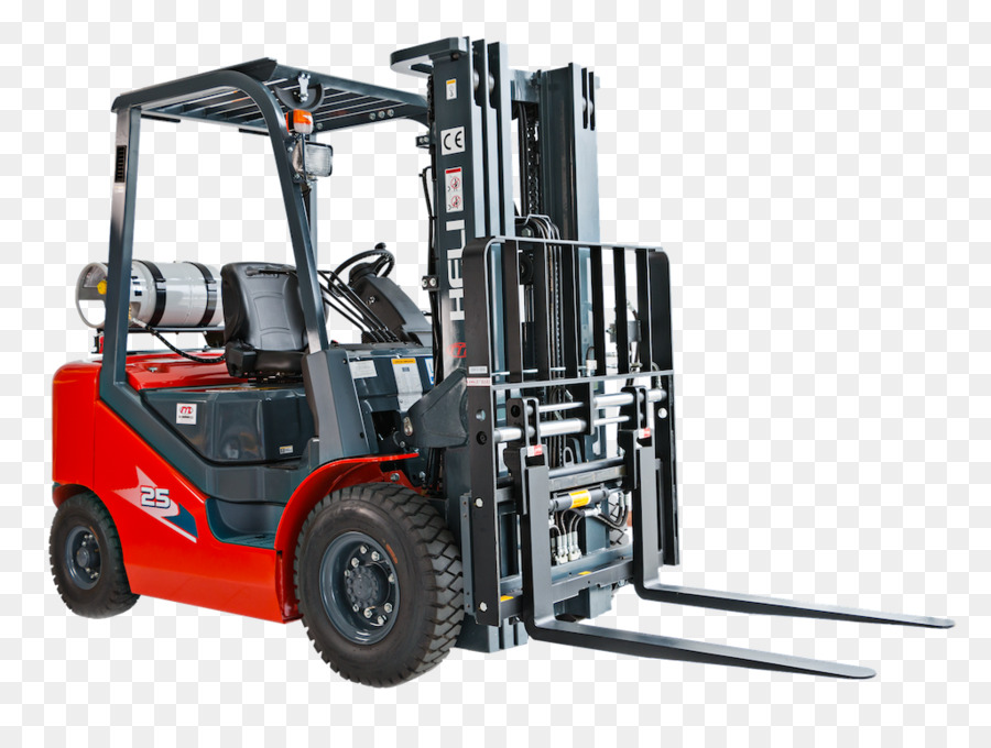 Sarı Forklift，Depo PNG