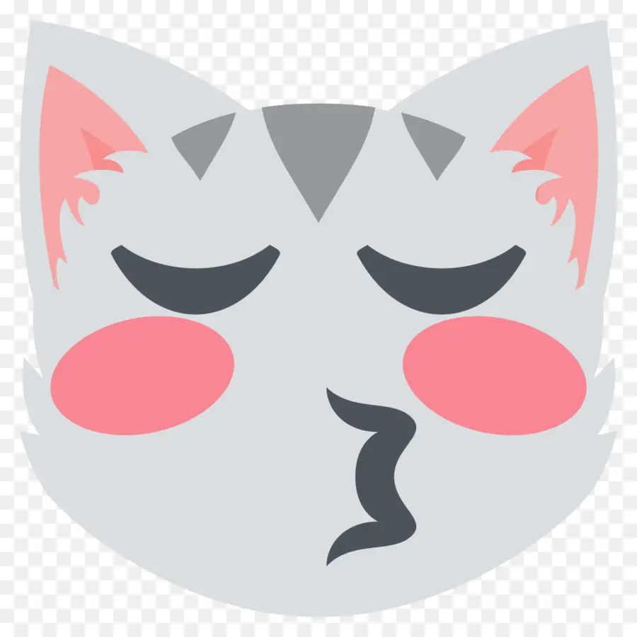 Kedi Emojisi，Kızarma PNG