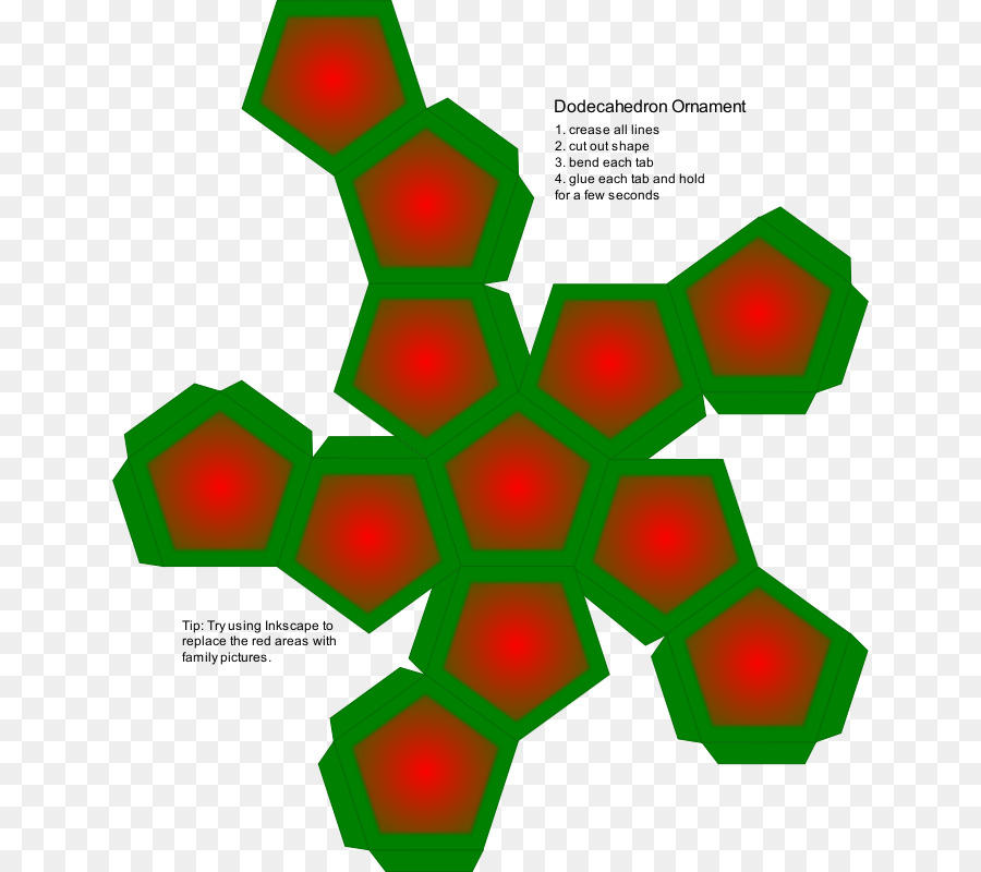 Dodecahedron，Platonik Katı PNG