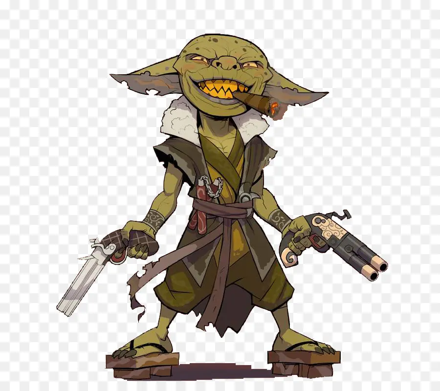 Silahlı Goblin，Fantezi PNG