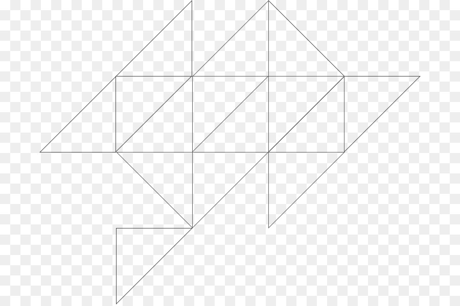 Tangram，Geometrik PNG