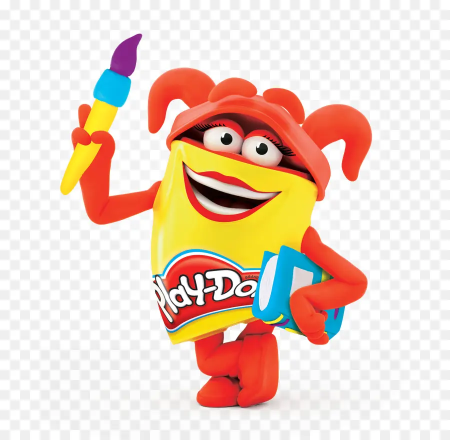 Play Doh Sanatçısı Karakteri，Maskot PNG