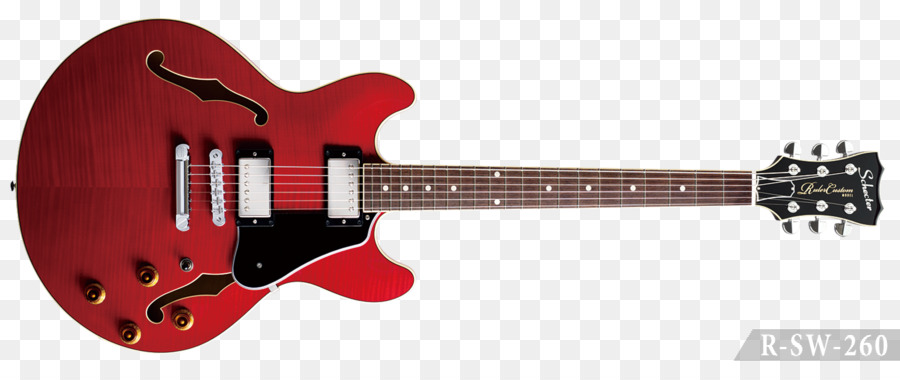 Elektro Gitar，Kırmızı PNG