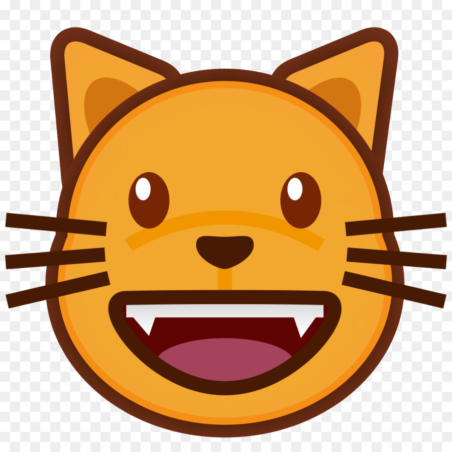 Kedi Emoji Kedi yavrusu Gülümseme küçük resim kedi şeffaf PNG görüntüsü