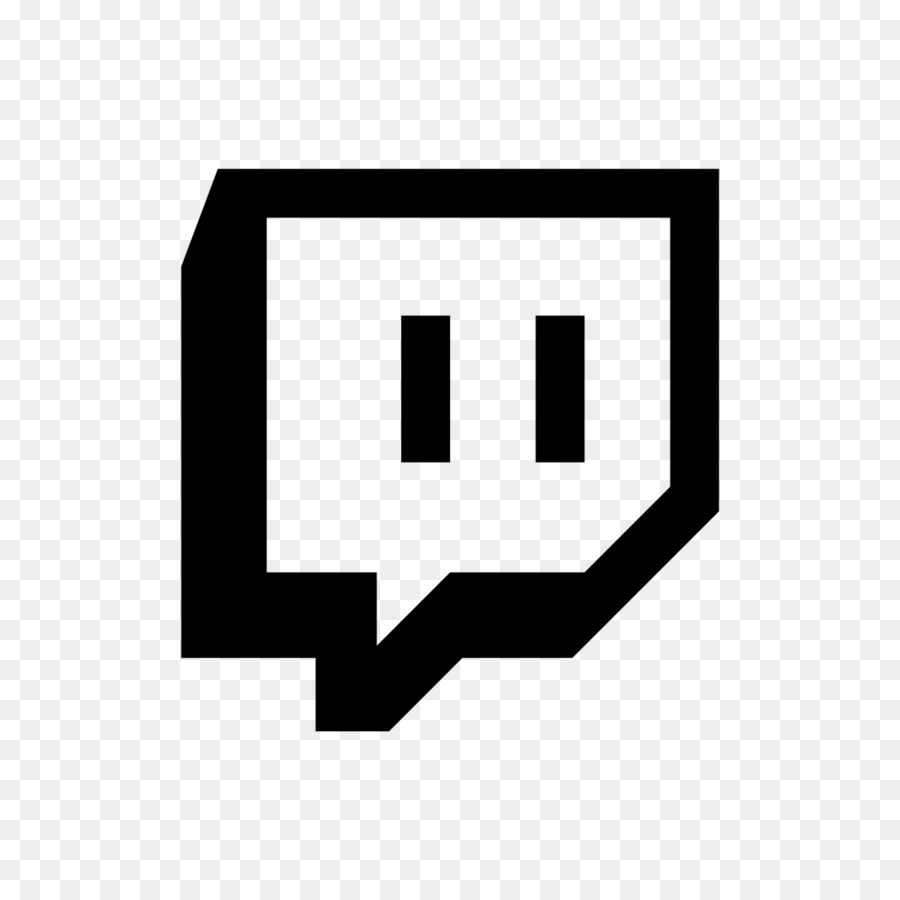 Twitch Logosu，Siyah PNG