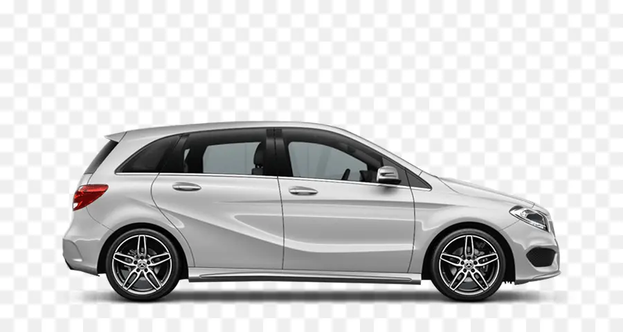 Gri Hatchback Araba，Mercedes PNG