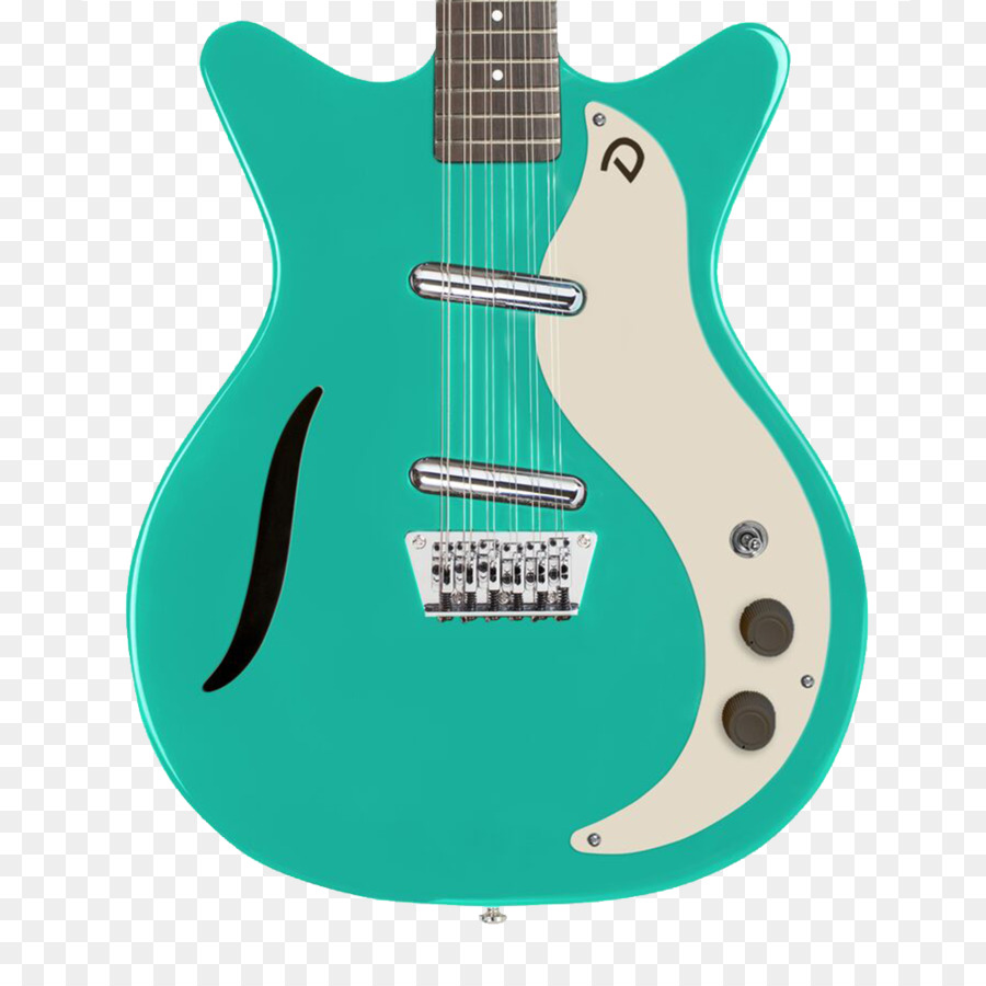 Yeşil Elektro Gitar，Dizeler PNG