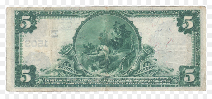 Banknot，Fivedollar Bill Amerika Birleşik Devletleri PNG