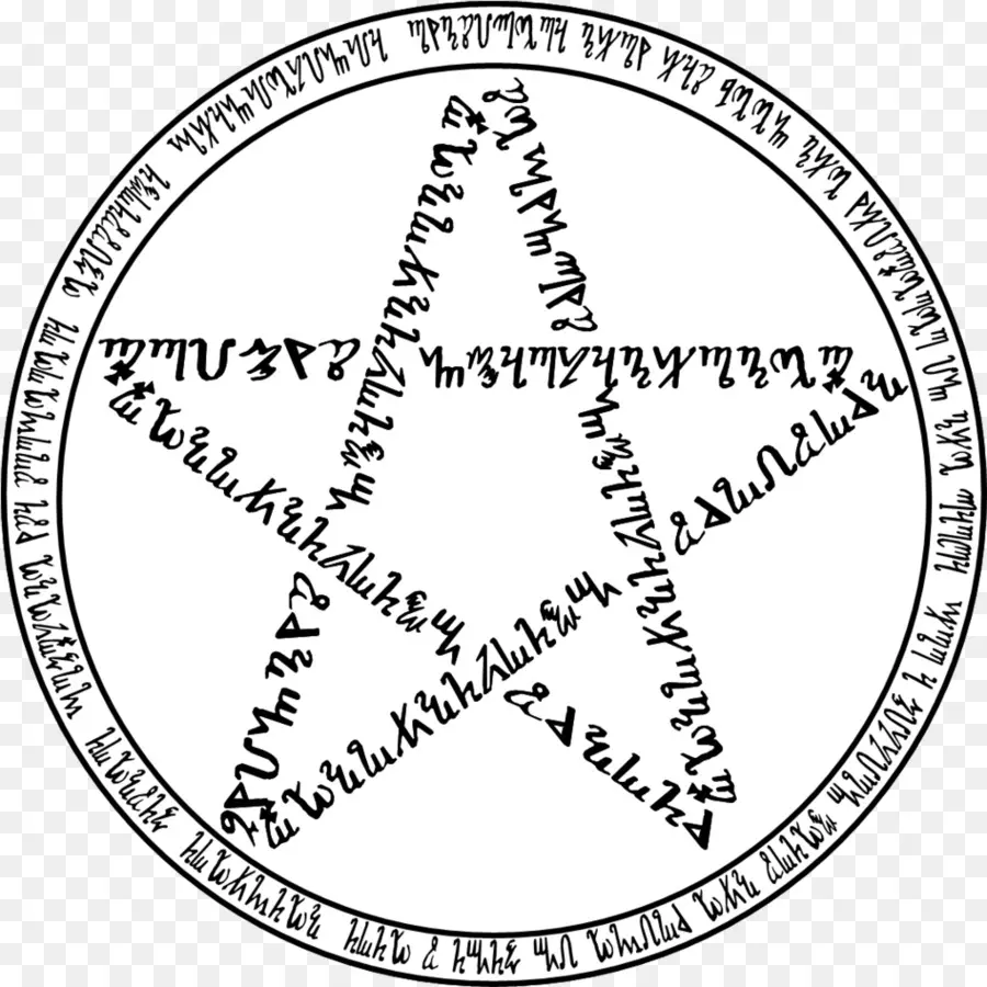 Sihirli Çember，Pentagram PNG