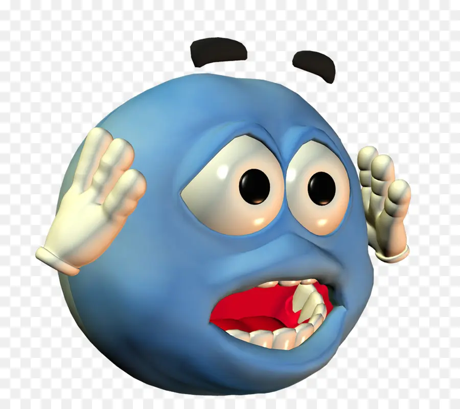 Mavi Emoji，Yüz PNG