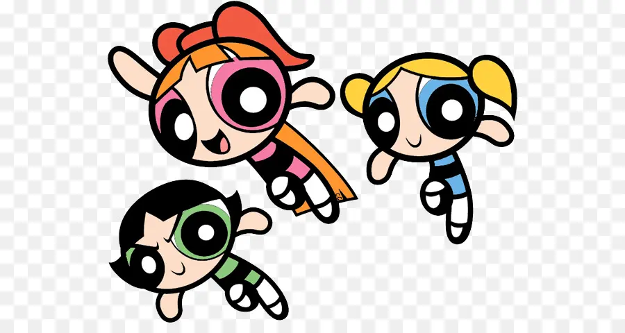 Powerpuff Kızları，Süper Kahramanlar PNG