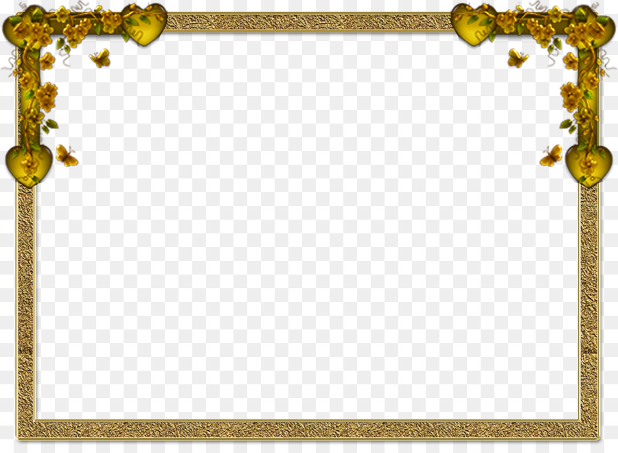 Altın Çerçeve，Dekoratif PNG