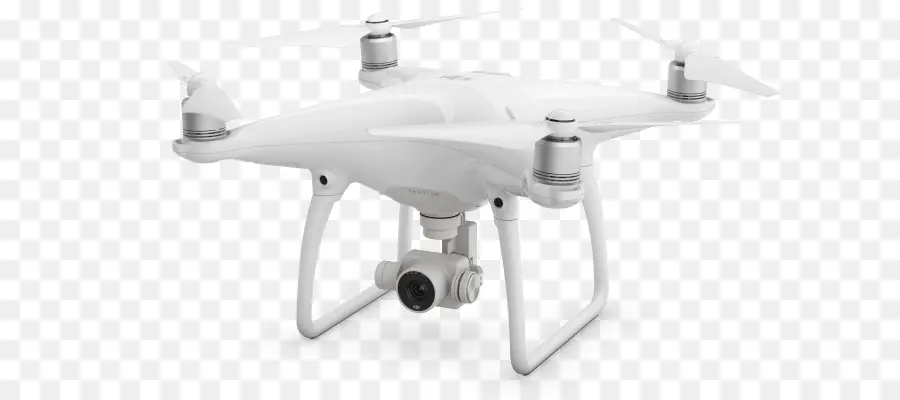 Beyaz Drone，Quadcopter PNG