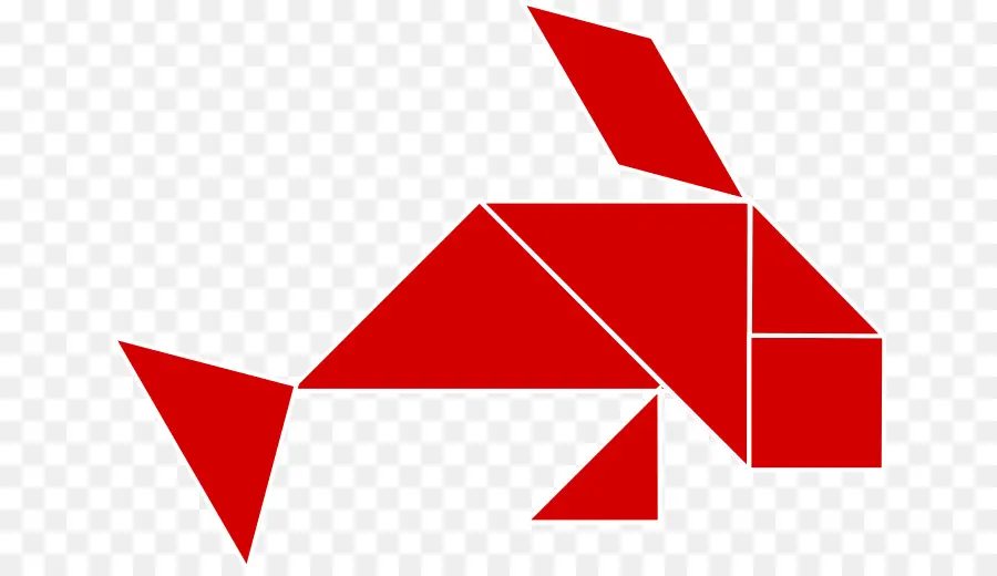 Tangram Balığı，Şekiller PNG