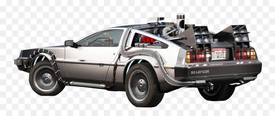 Delorean'ın Arabası，Zaman Makinesi PNG