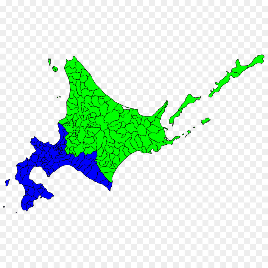 Hokkaido，Harita PNG
