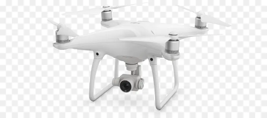 Beyaz Drone，Quadcopter PNG