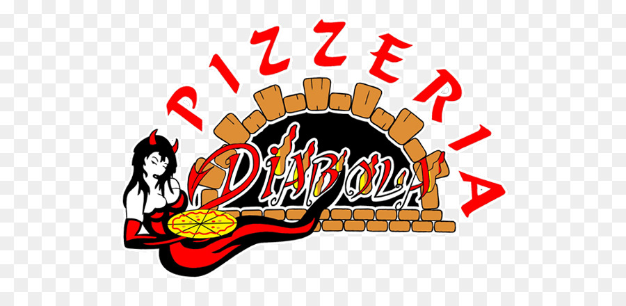 Pizzacı Diabola Logosu，Pizza PNG