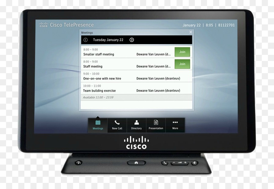 Cisco Telepresence，Uzak Durum PNG