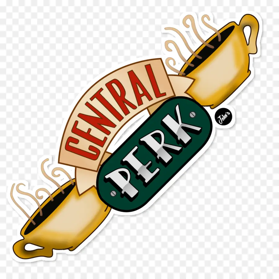 Central Perk Logosu，Merkezi Avantaj PNG