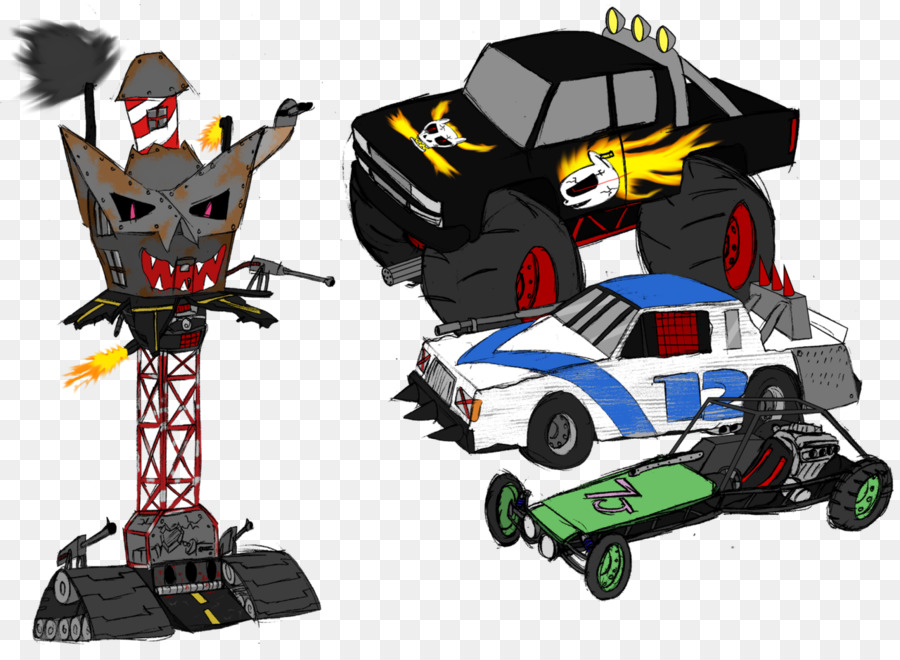 Twisted Metal Siyah，Araba PNG