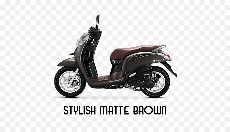 Scooter，Mat Kahverengi PNG