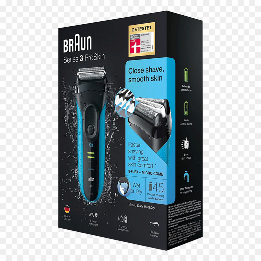 Braun Serisi 3 3040s，Elektrikli Traş Makineleri Saç Maşaları PNG