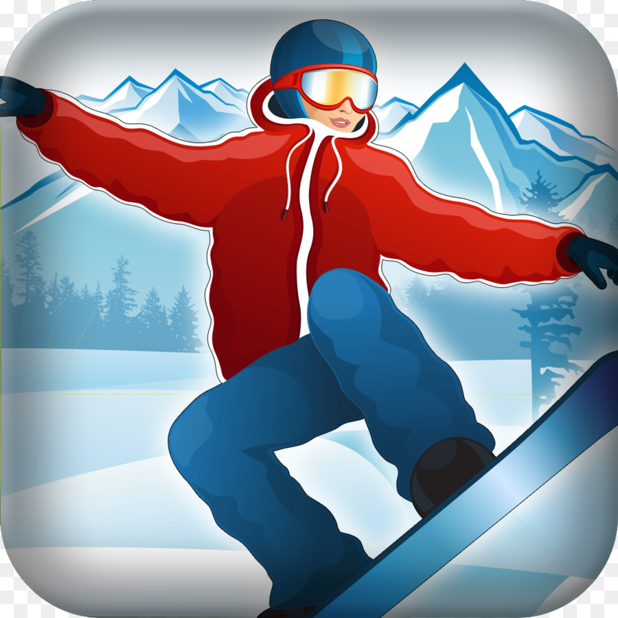 Snowboardcu，Kar PNG