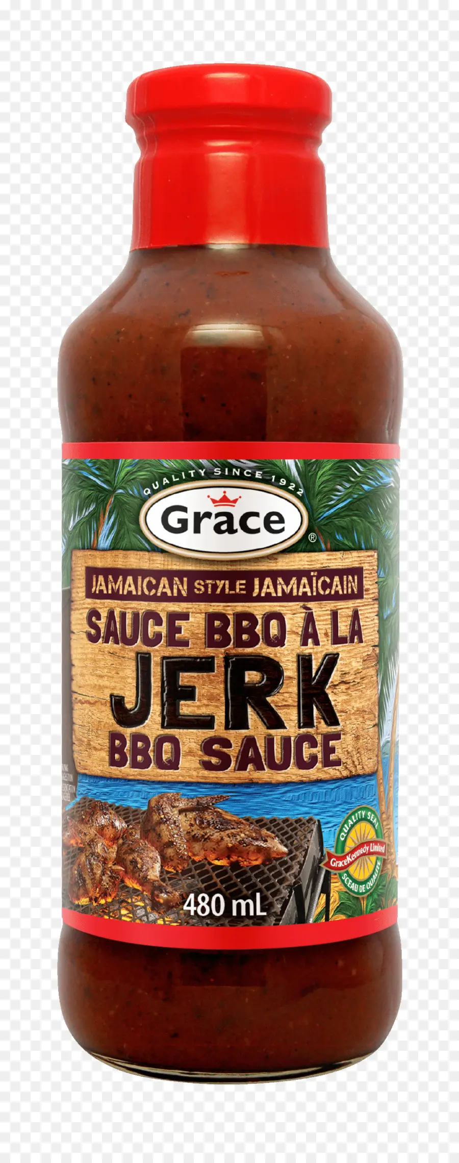 Jerk Barbekü Sosu，Şişe PNG