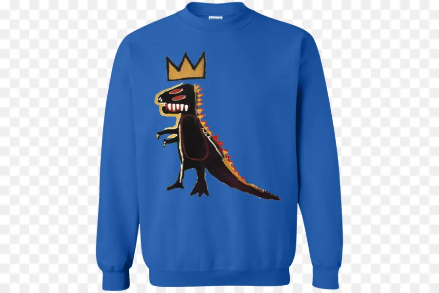 Dinozor Sweatshirt，Mavi PNG