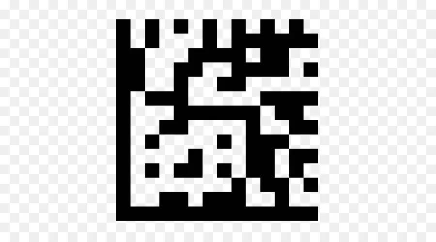 Qr Kodu，Siyah Ve Beyaz PNG