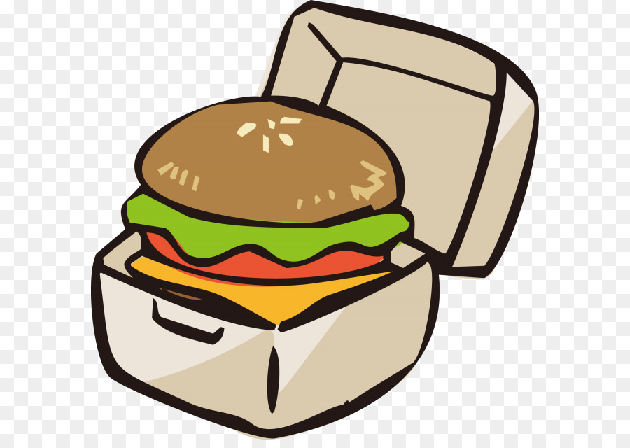 Burger Kutusu，Fast Food PNG