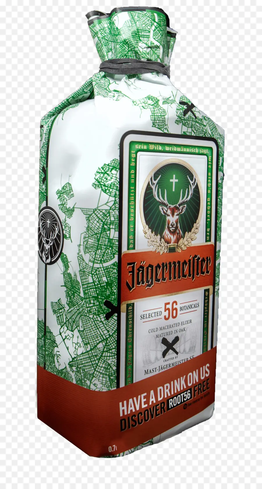 Jägermeister Şişesi，Alkol PNG