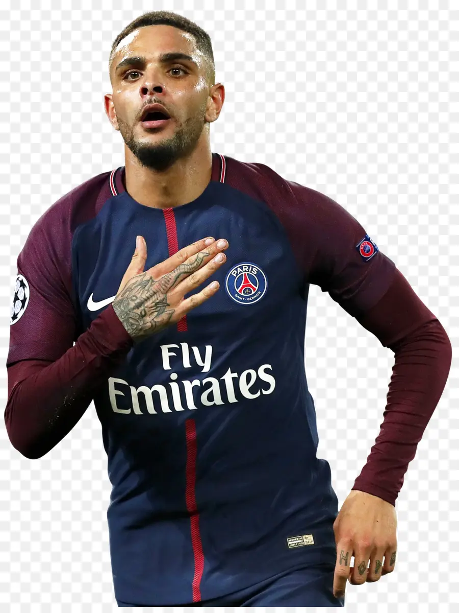 Psg Jersey'de Futbolcu，Futbol PNG