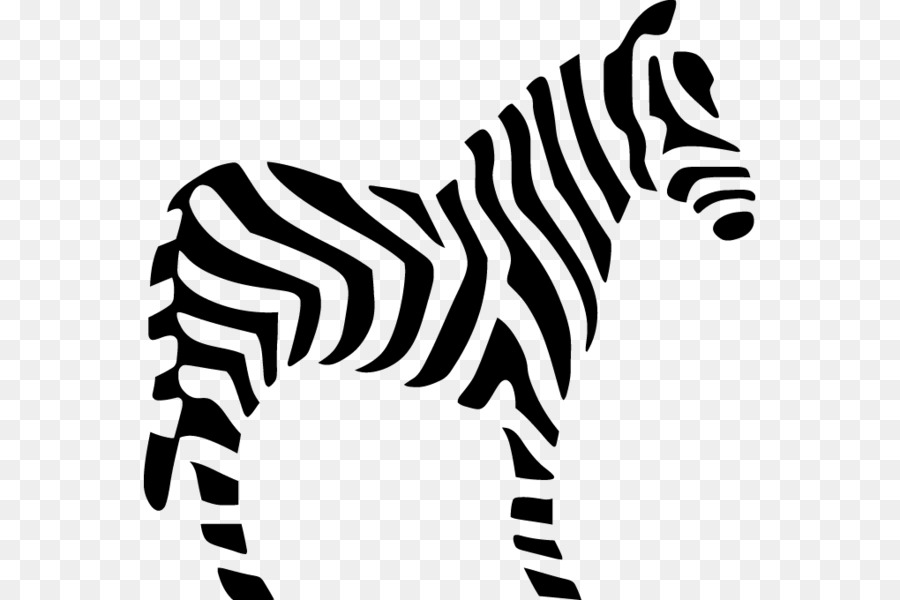 Zebra Çizgileri，Siyah Ve Beyaz PNG