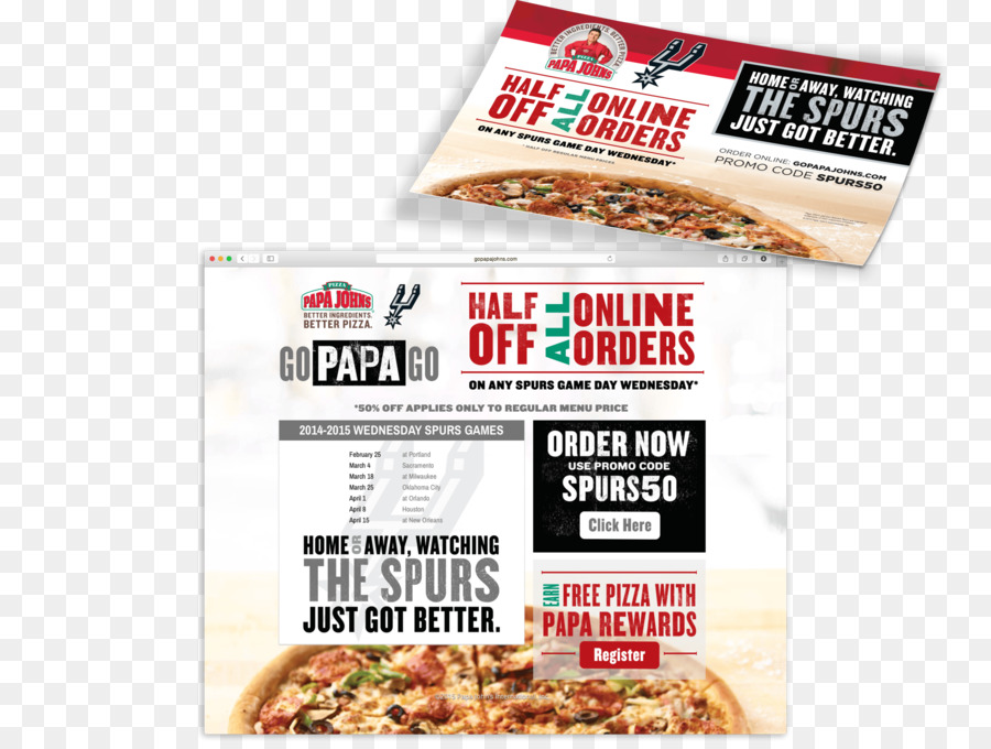 Pizza，Papa John Un PNG