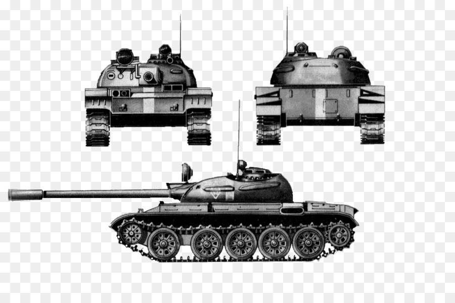 Churchill Tankı，T54t55 PNG