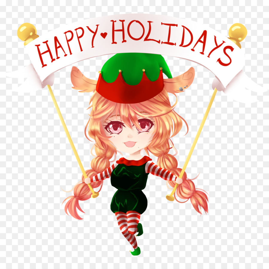 Noel Elf，Yılbaşı Süsü PNG