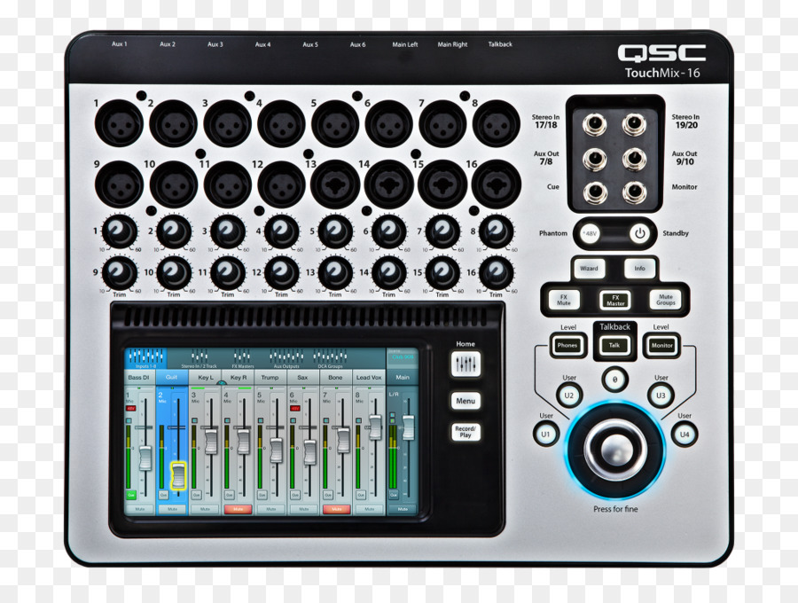 Qsc Touchmix16，Ses Karıştırıcılar PNG