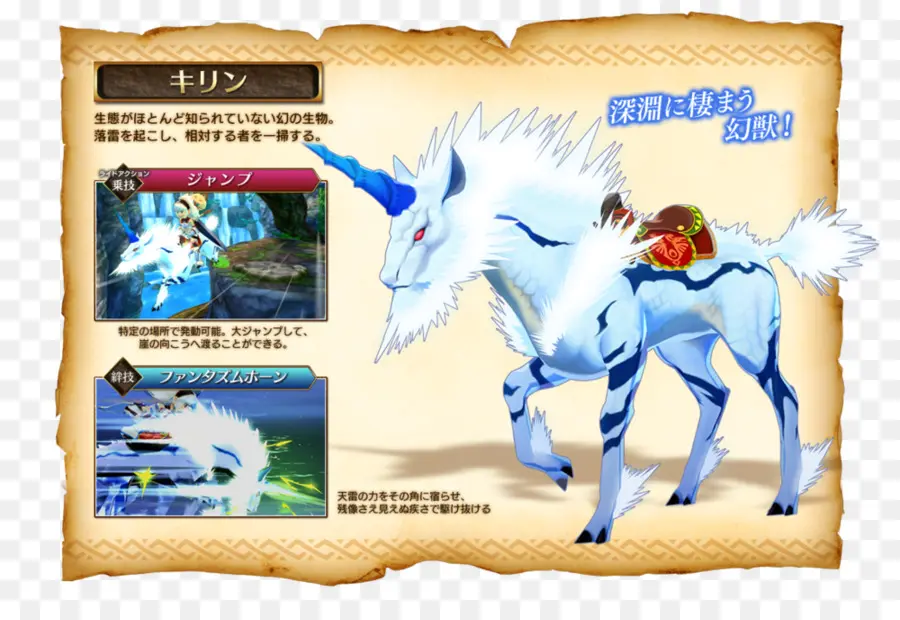 Kirin，Fantezi PNG